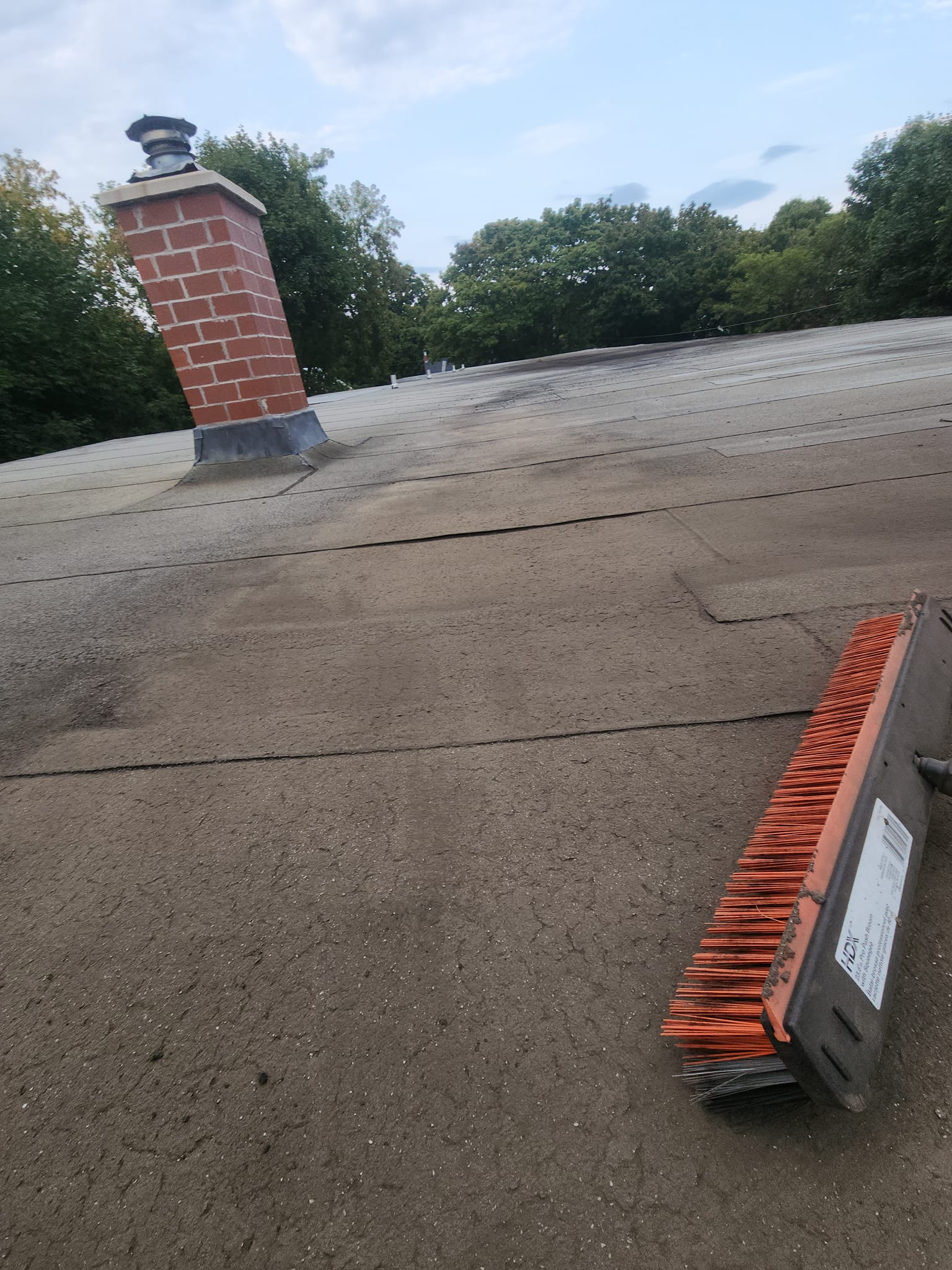 Completed roofing project